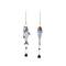 2.6ft. Multicolored Metal Coastal Windchime Set